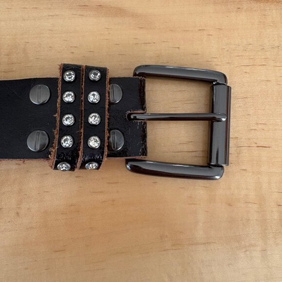 Vintage Leather Belt Ed Hardy by Christian Audigier Size L - Picture 6 of 16